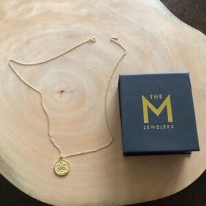 Gold Medallion Necklace